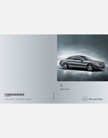 mercedes benz cl class 2014 owners manual